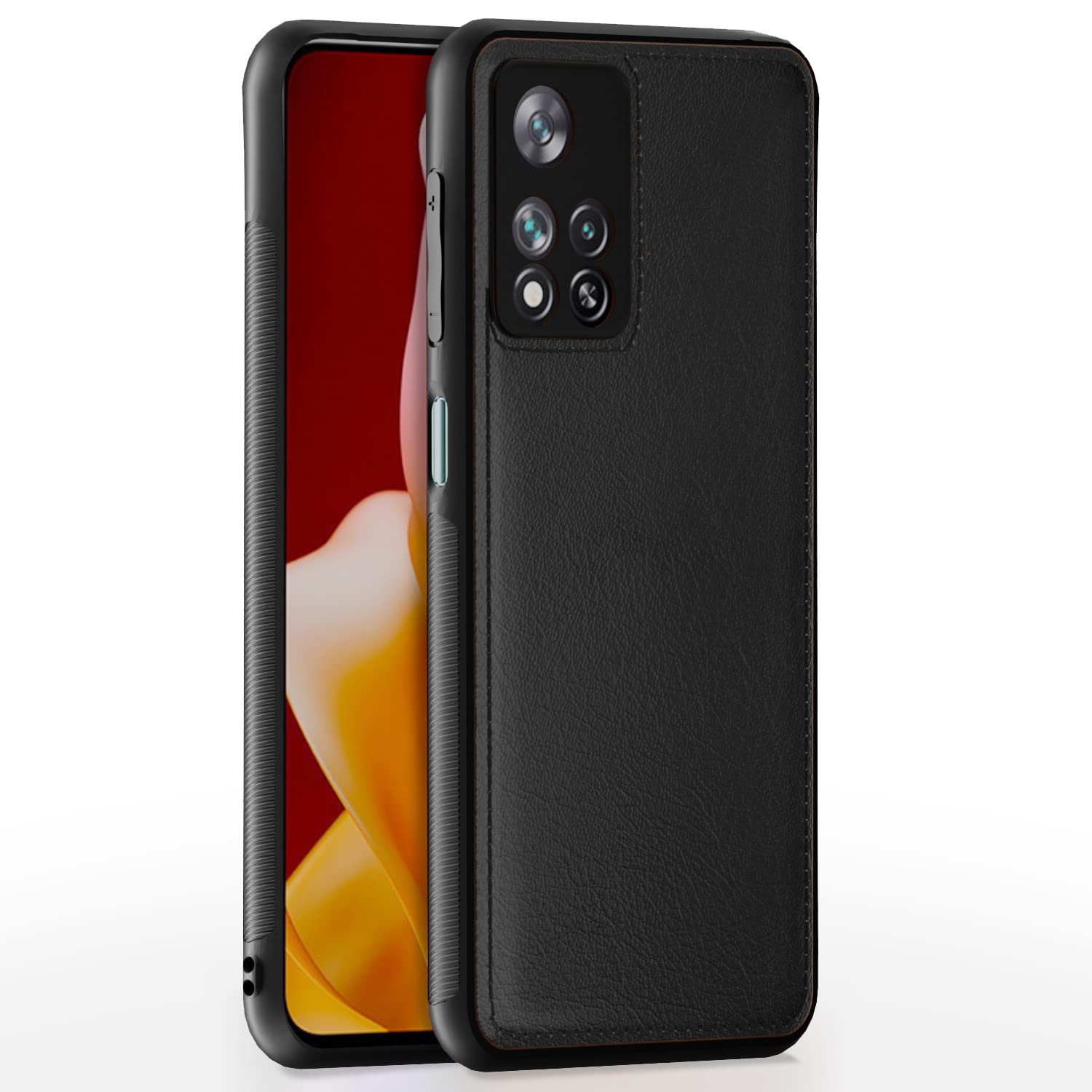 Pikkme Mi 11i 5G Leather black phone cover