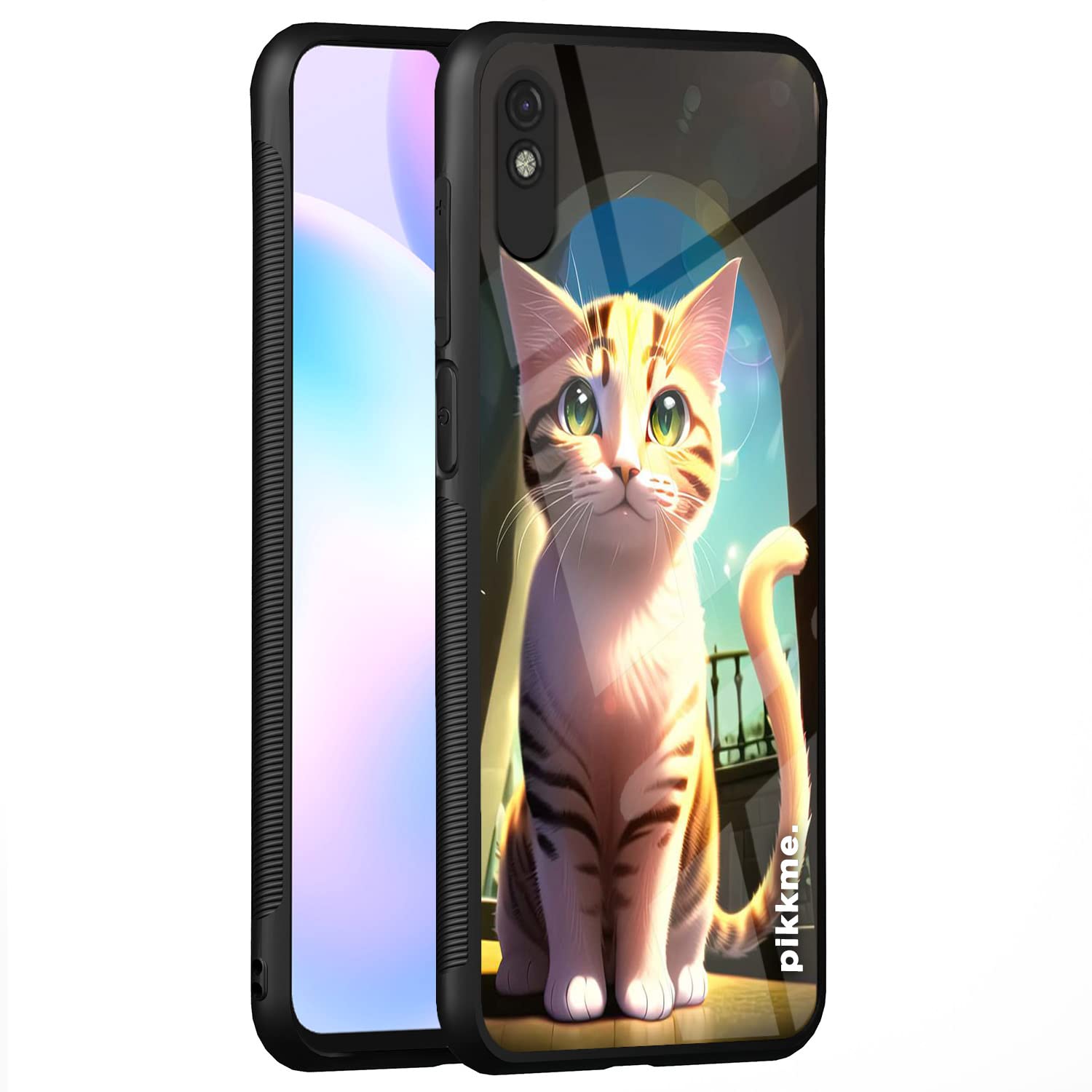 Pikkme Cat mobile cover for Redmi 9A/9i/9A Sport
