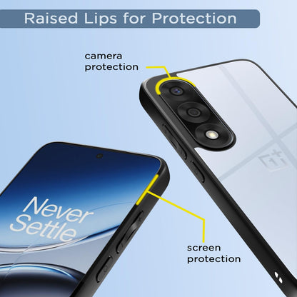 Pikkme Oneplus Nord 5 5G Eagle 2 Shockproof Sleek Hybrid Armor Back cover (Black)
