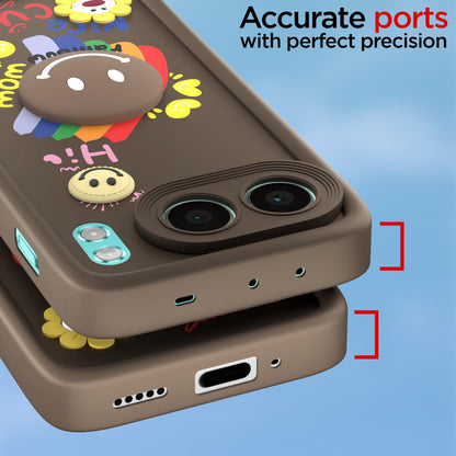OnePlus Nord 4 5G mobile back cover in brown by Pikkme – photo 4