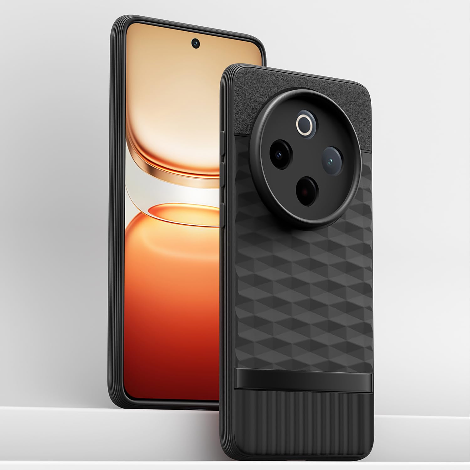 Pikkme Vivo T4 5G / iQoo Z10 5G Gencase Back Cover (Black)