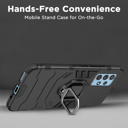 Pikkme Samsung Galaxy A52 / Samsung Galaxy A52s D5 Tough Armor Back Cover | Black