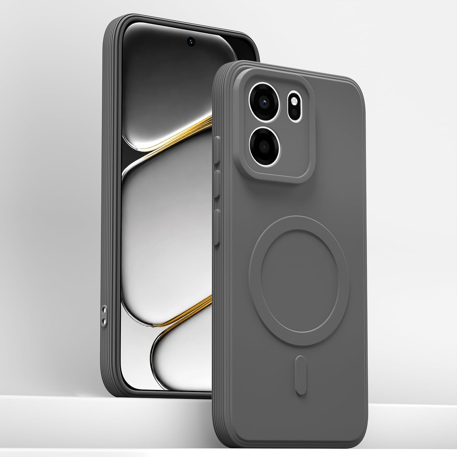 Pikkme OnePlus Nord CE 6 5G MagSafe grey back cover – photo 2