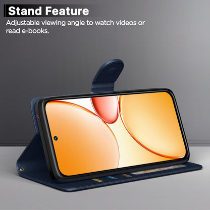 Realme Narzo 90X/C85/15X 5G Wallet mobile flip cover in blue by Pikkme – photo 3