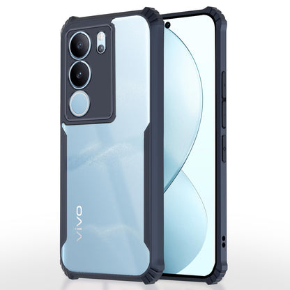 Pikkme blue Clear mobile cover for Vivo V29/V29 Pro 5G