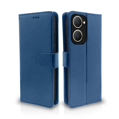 Pikkme Vivo Y03 4G Vintage Back Cover (Blue)