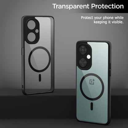 Black mag-safe MagSafe back cover for OnePlus Nord CE 3 Lite 5G – Pikkme – photo 3
