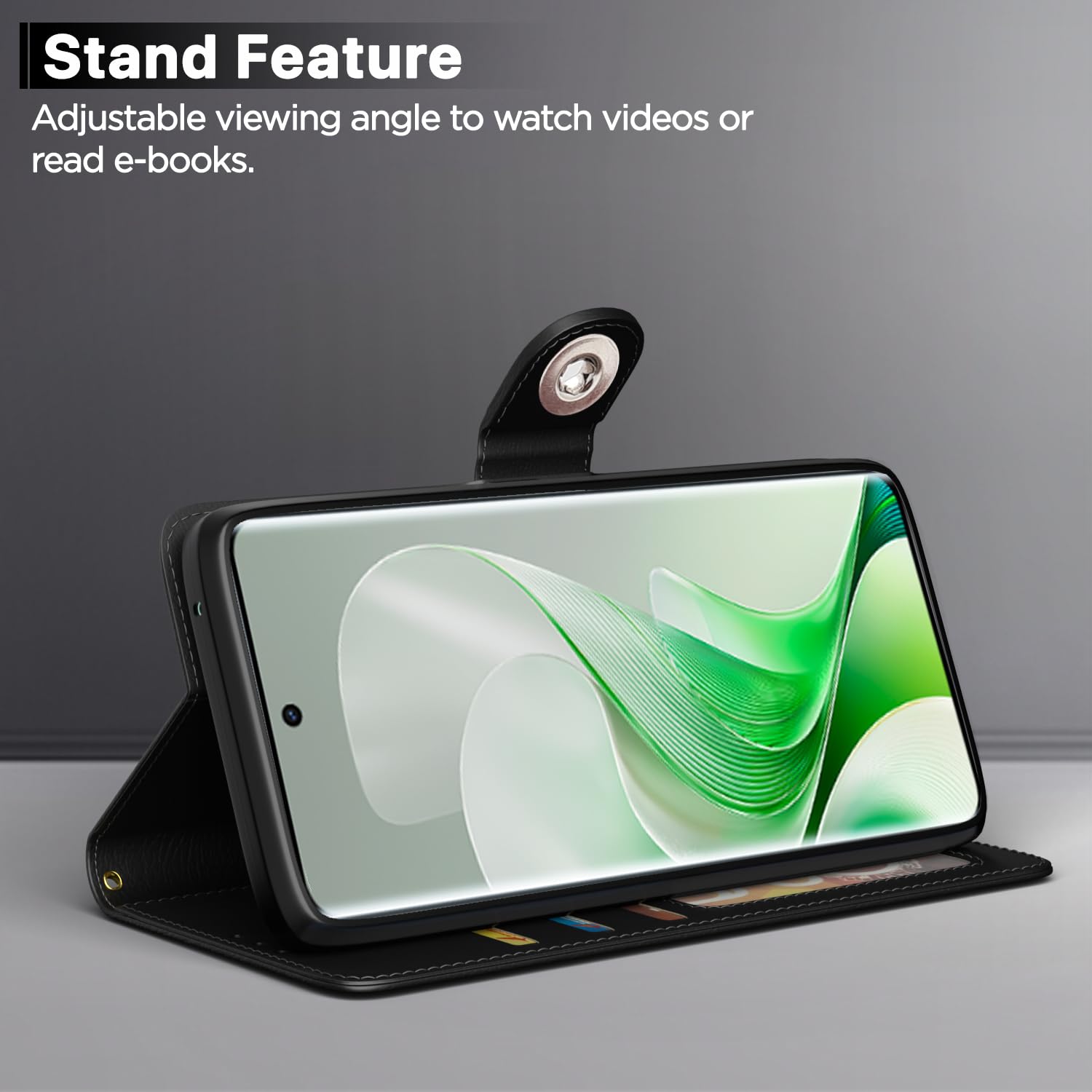 Pikkme Vivo V40e/iQOO Z9s 5G black flip case – photo 3