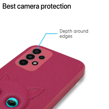 Pikkme Samsung Galaxy A52 / A52s 5G Kitty Back Cover (Pink)