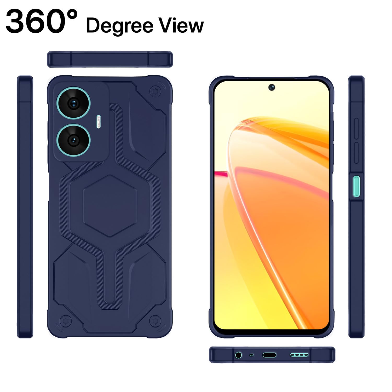 Pikkme blue phone cover for Realme C55/Narzo N55 – photo 2