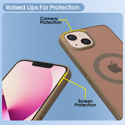 Pikkme iPhone 14 MagSafe brown mobile cover – photo 4