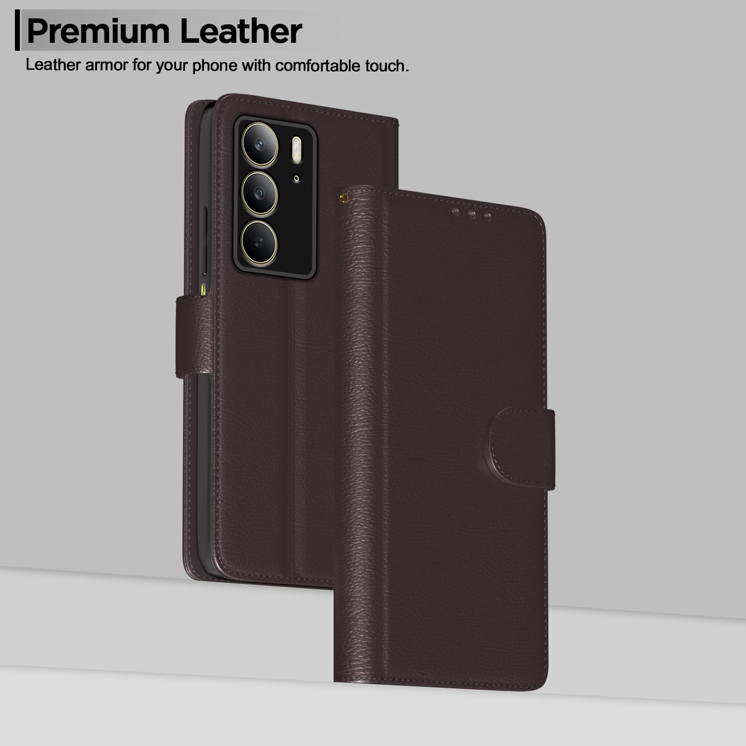Pikkme coffee flip cover for Realme C75 – photo 2