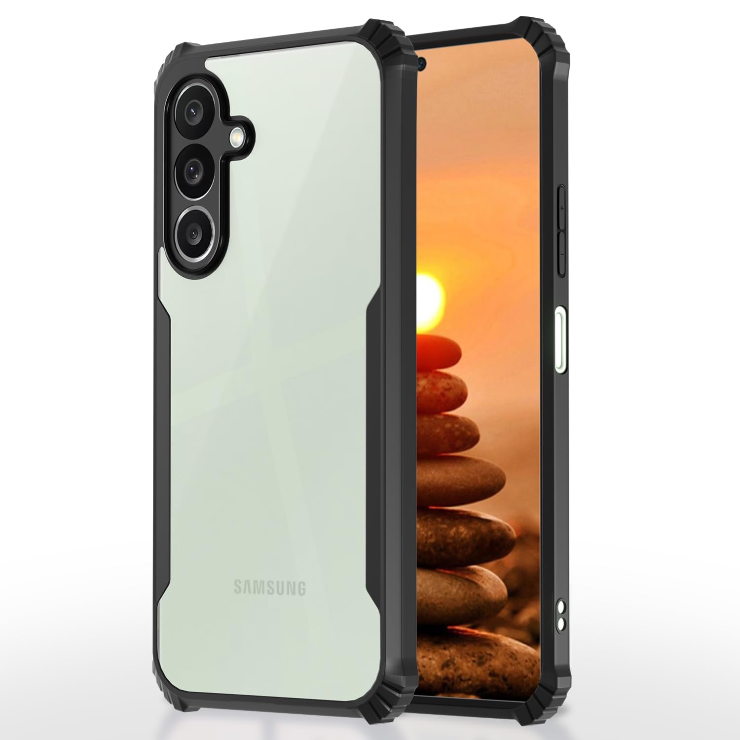 Pikkme Samsung M36 5G Ultra black back cover