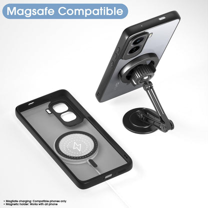 Vivo T5 Pro 5G MagSafe mobile back cover in black smoke mag-safe by Pikkme – photo 7