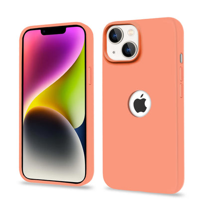 Pikkme iPhone 14 Plus Soft Silicone new peach phone cover