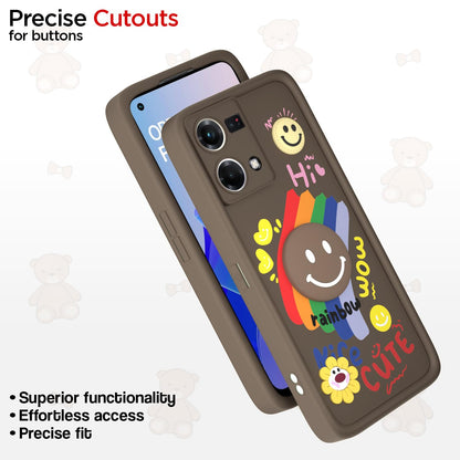 Pikkme Oppo F21 Pro 4G Soft Silicone brown back cover – photo 6