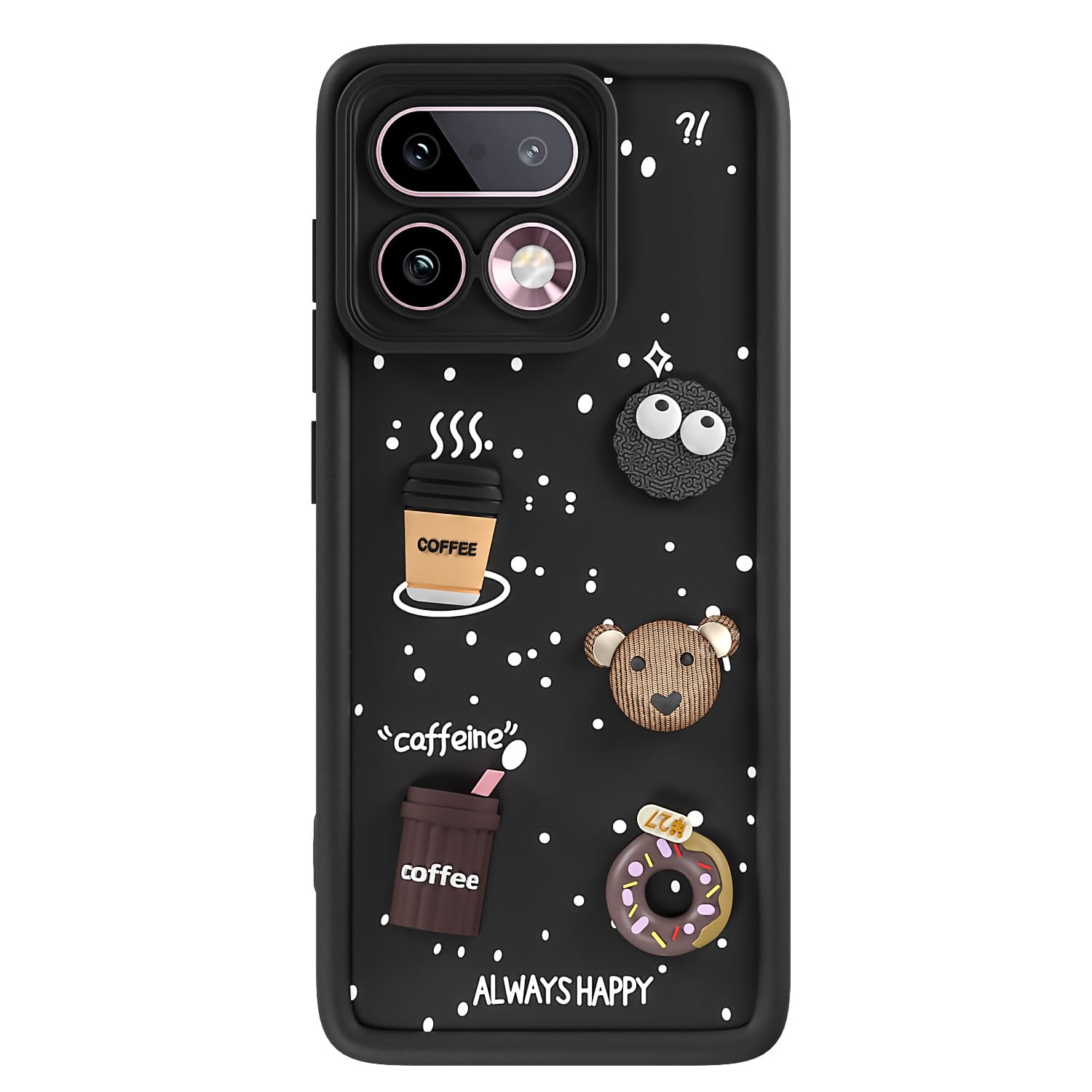 Black phone cover for Realme 16 Pro Plus 5G – Pikkme – photo 7