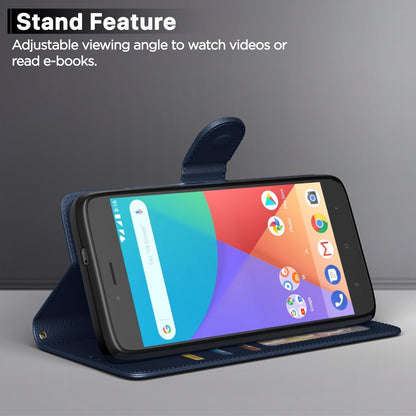 Blue Wallet mobile flip cover for Mi A1 – Pikkme – photo 3