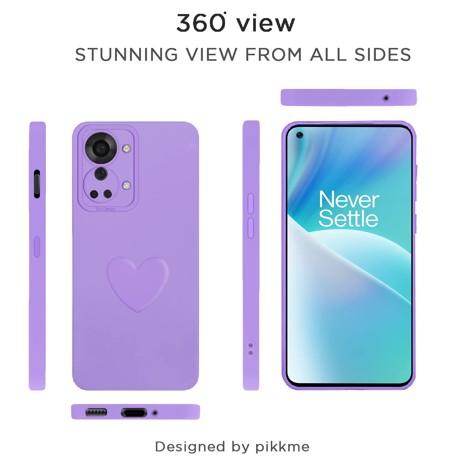 Pikkme purple Chain back cover for OnePlus Nord 2T 5G – photo 2
