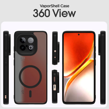 Black smoke mag-safe back cover for iQOO Neo 10/Vivo Y300 GT 5G – Pikkme – photo 2