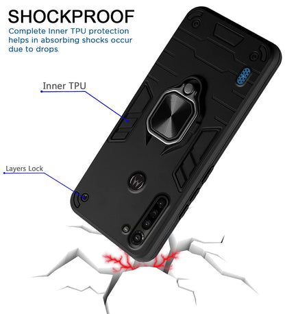 Pikkme Moto G8 Power Lite D5 Tough Armor black phone cover – photo 4