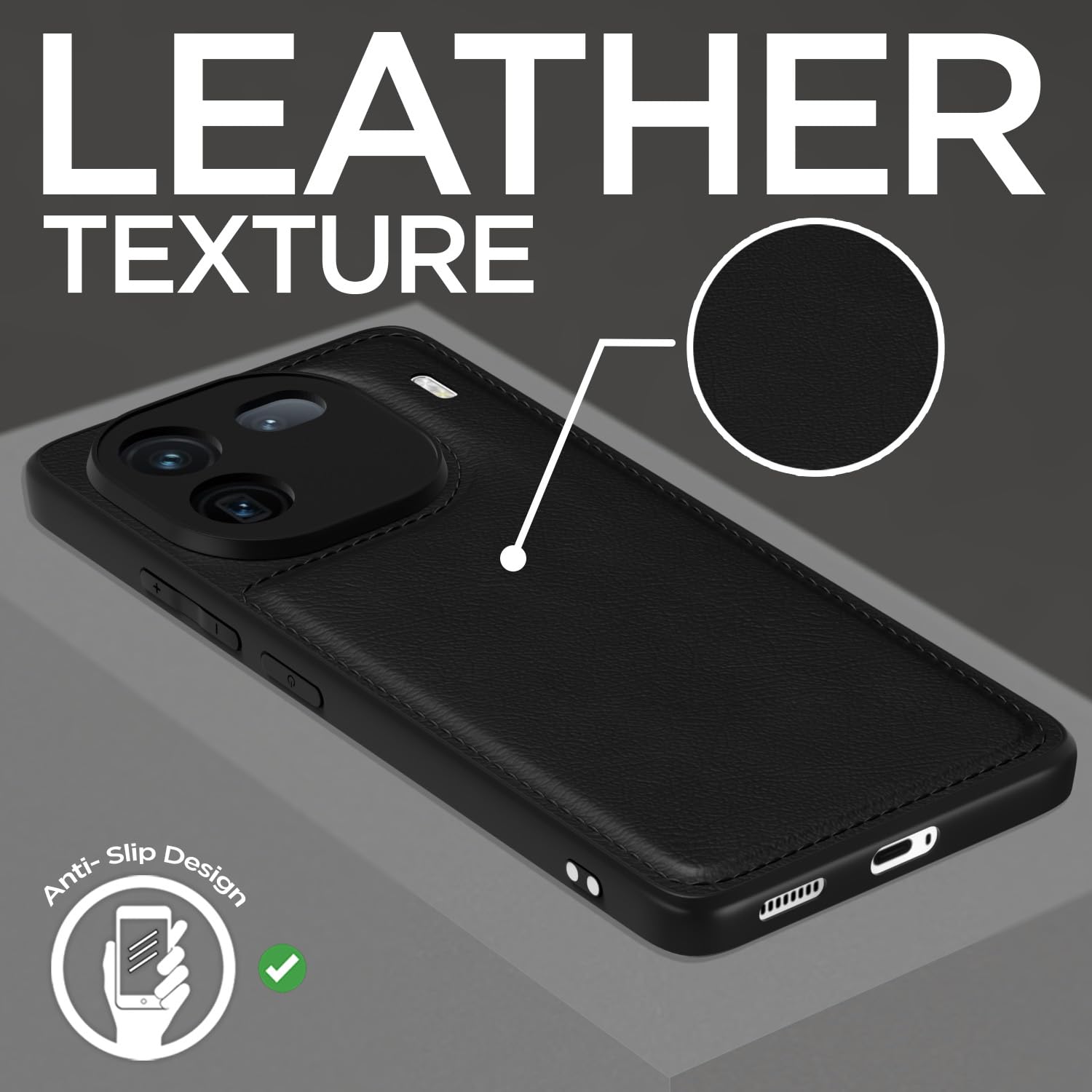 Pikkme Leather Back Cover