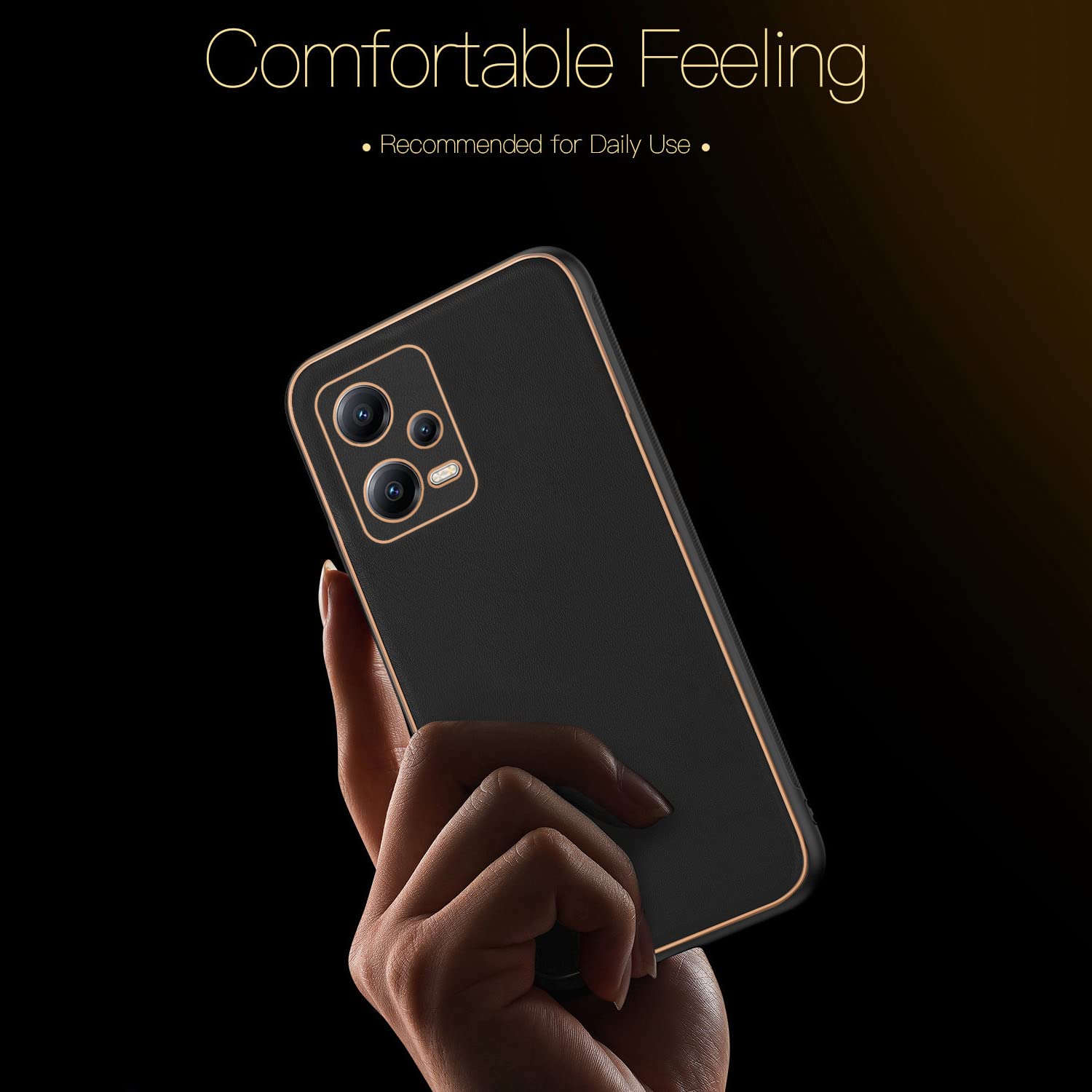 Black back cover for Redmi Note 12 5G – Pikkme – photo 6