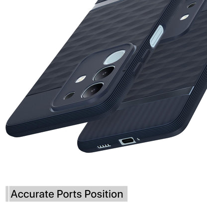 Pikkme Vivo T4x 5G Shockproof Soft Flexible Gencase Back Cover (Blue)