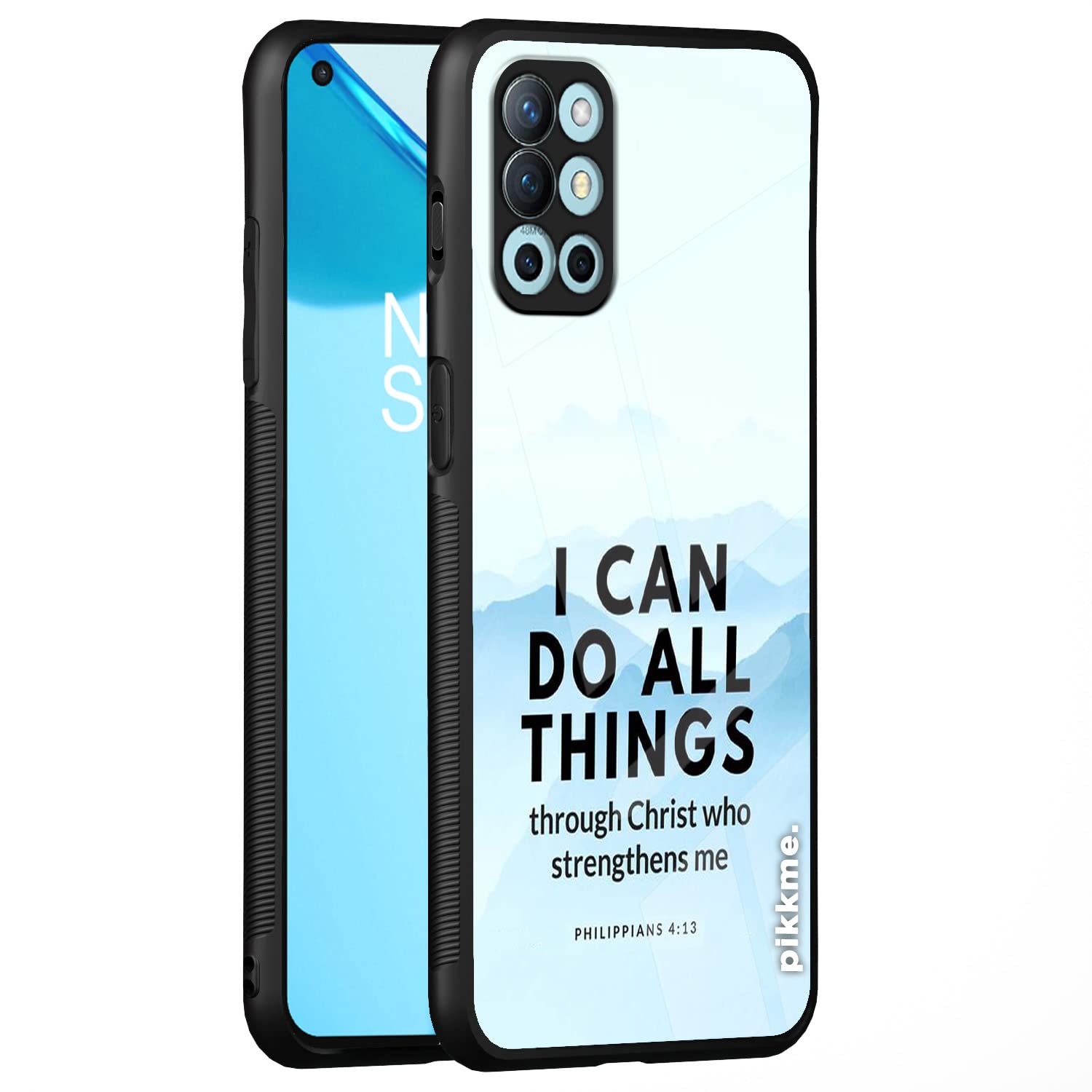 Pikkme Hybrid mobile back cover for OnePlus 8T