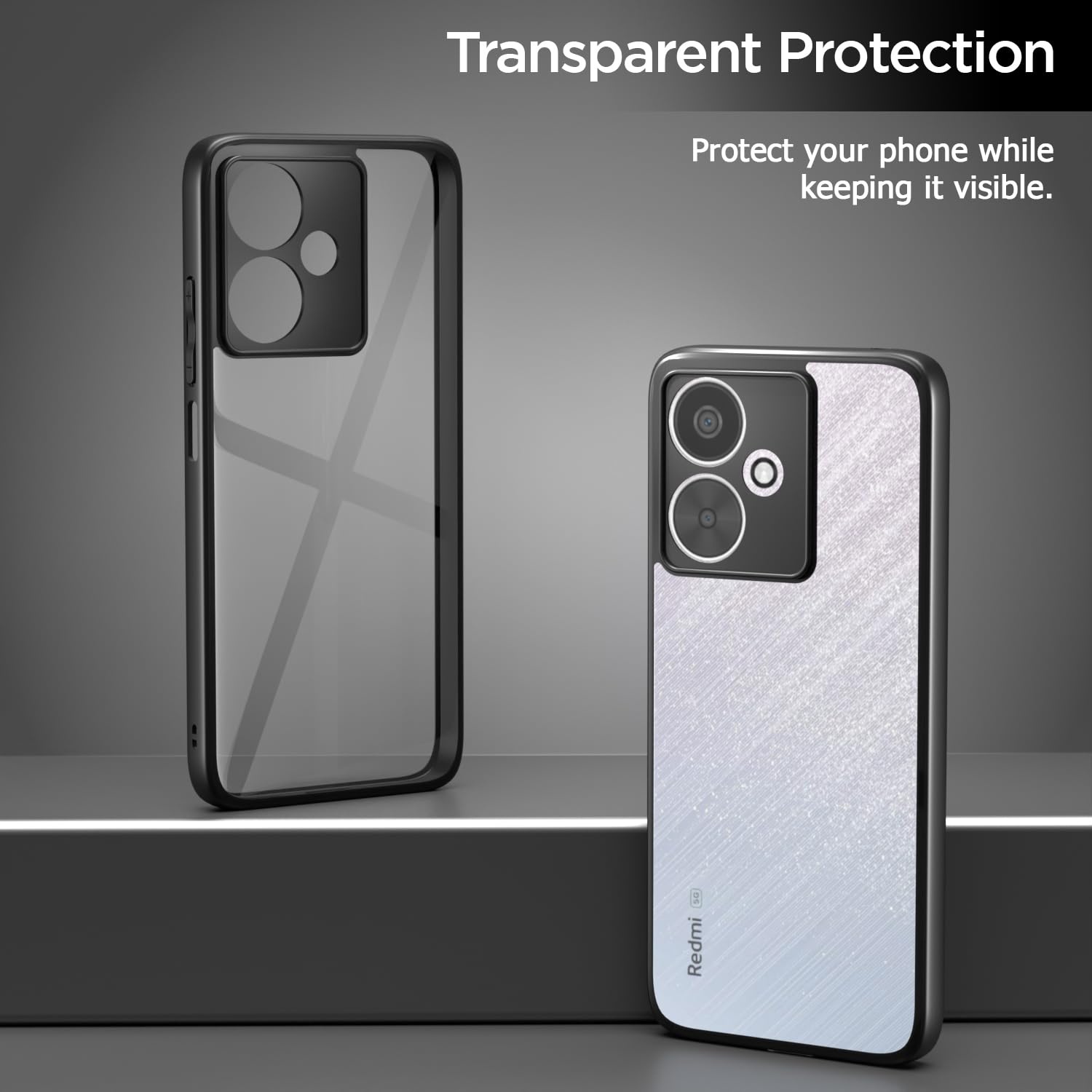 Redmi 13C/Poco M6 5G back cover in black by Pikkme – photo 3