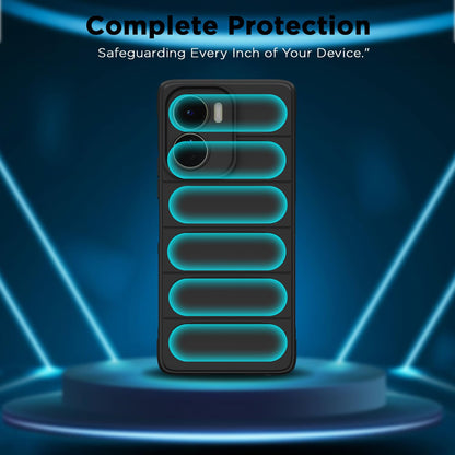 Black Liquid Silicone back cover for Vivo Y16/T2x/Y56 – Pikkme – photo 2