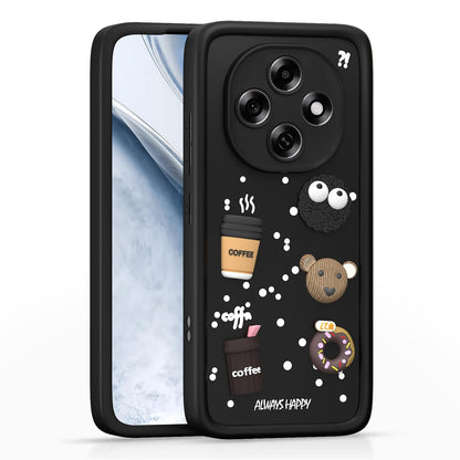 Pikkme black back cover for Oppo F31 Pro 5G/3D