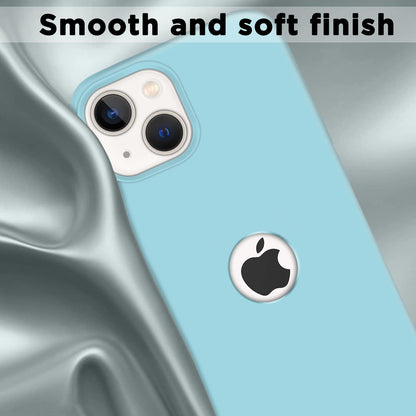 Pikkme iPhone 13 Super Soft Silicone Back Cover (Sea Green)