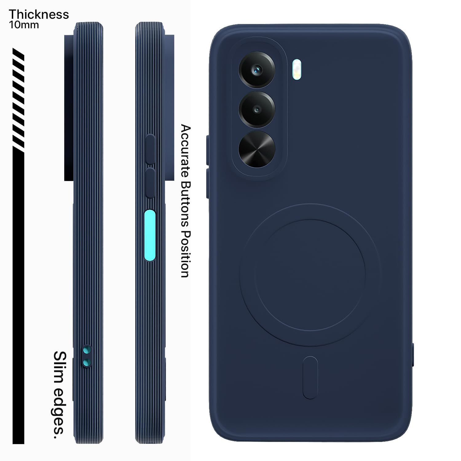 Realme P4x 5G mobile cover in blue by Pikkme – photo 3