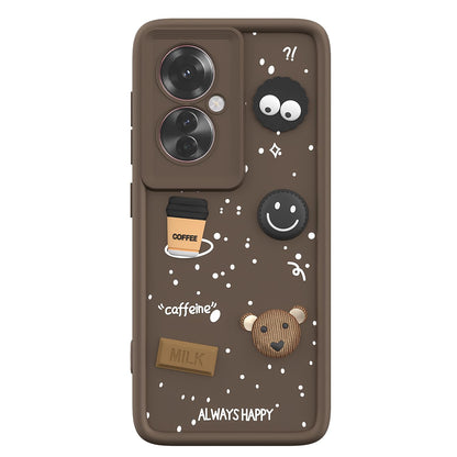 Oppo F25 Pro 5G/3D mobile back cover in brown by Pikkme – photo 7