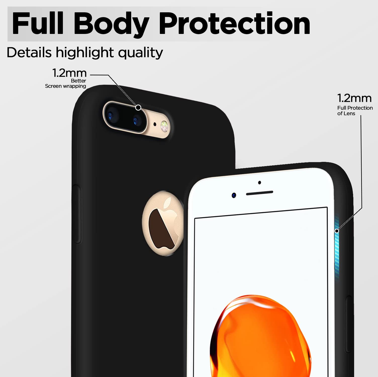 Pikkme iPhone 7 Plus/8 Plus black mobile back cover – photo 3