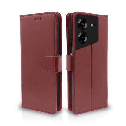 Pikkme Tecno Pova 5/Pova 5 Pro 5G Wallet brown wallet flip cover