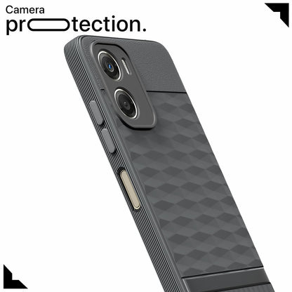 Moto G06 Power Silicone phone cover in grey by Pikkme – photo 5