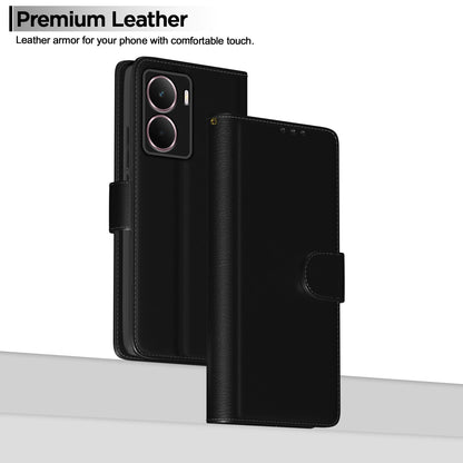 Pikkme Realme P3 5G Vintage Flip Cover (Black)