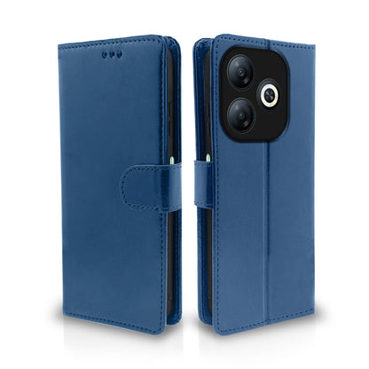 Pikkme Infinix Smart 8 Wallet blue wallet flip cover