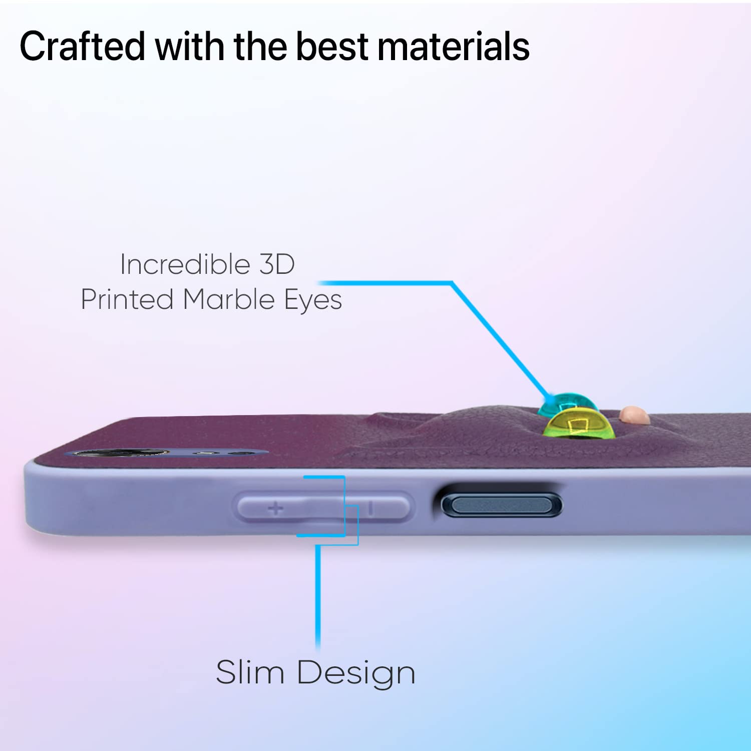 Pikkme purple phone cover for Oppo A17 – photo 4