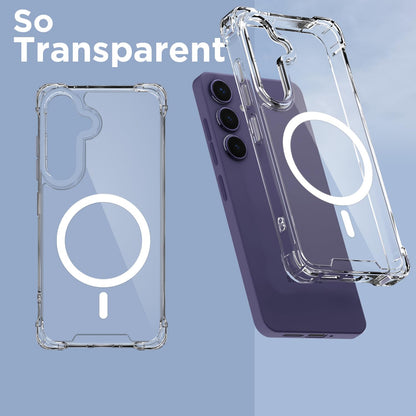 Samsung S24 5G back cover in transparent mag-safe by Pikkme – photo 2