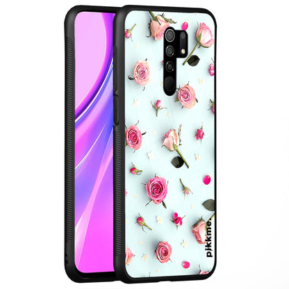 Pikkme Flower back cover for Redmi 9 Prime