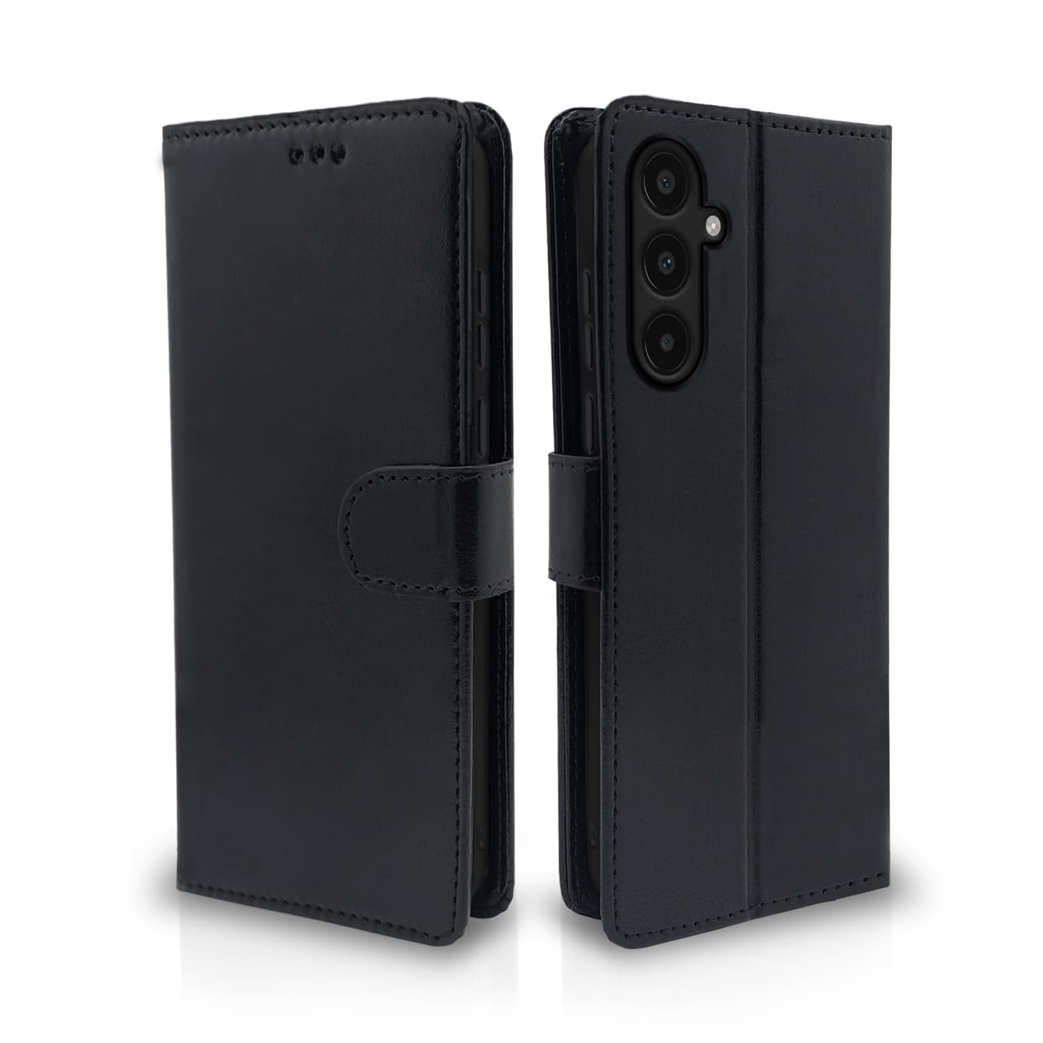 Black Wallet wallet flip cover for Samsung A35 5G – Pikkme
