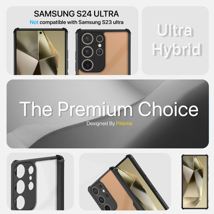 Pikkme Samsung S24 Ultra 5G Clear black phone cover – photo 3
