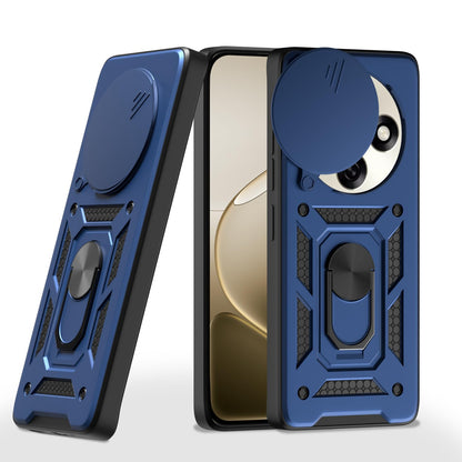 Pikkme blue D10 Camera Shield back cover for Oppo F31 Pro 5G/360