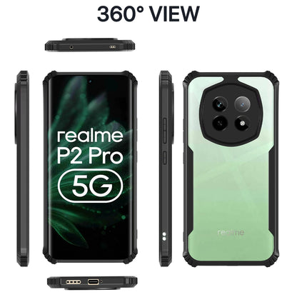 Pikkme black mobile back cover for Realme P2 Pro 5G – photo 3