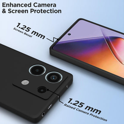 Black back cover for Redmi Note 13 Pro 5G – Pikkme – photo 6