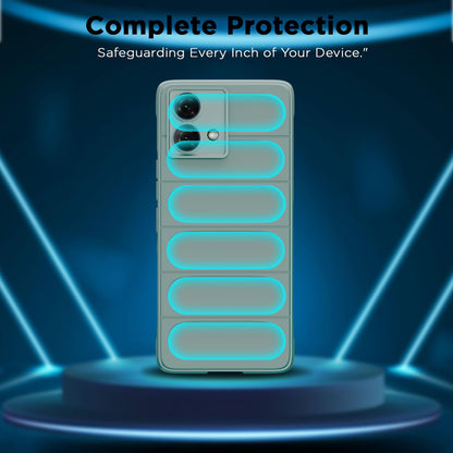 Moto G84 5G Liquid Silicone phone cover in green by Pikkme – photo 6
