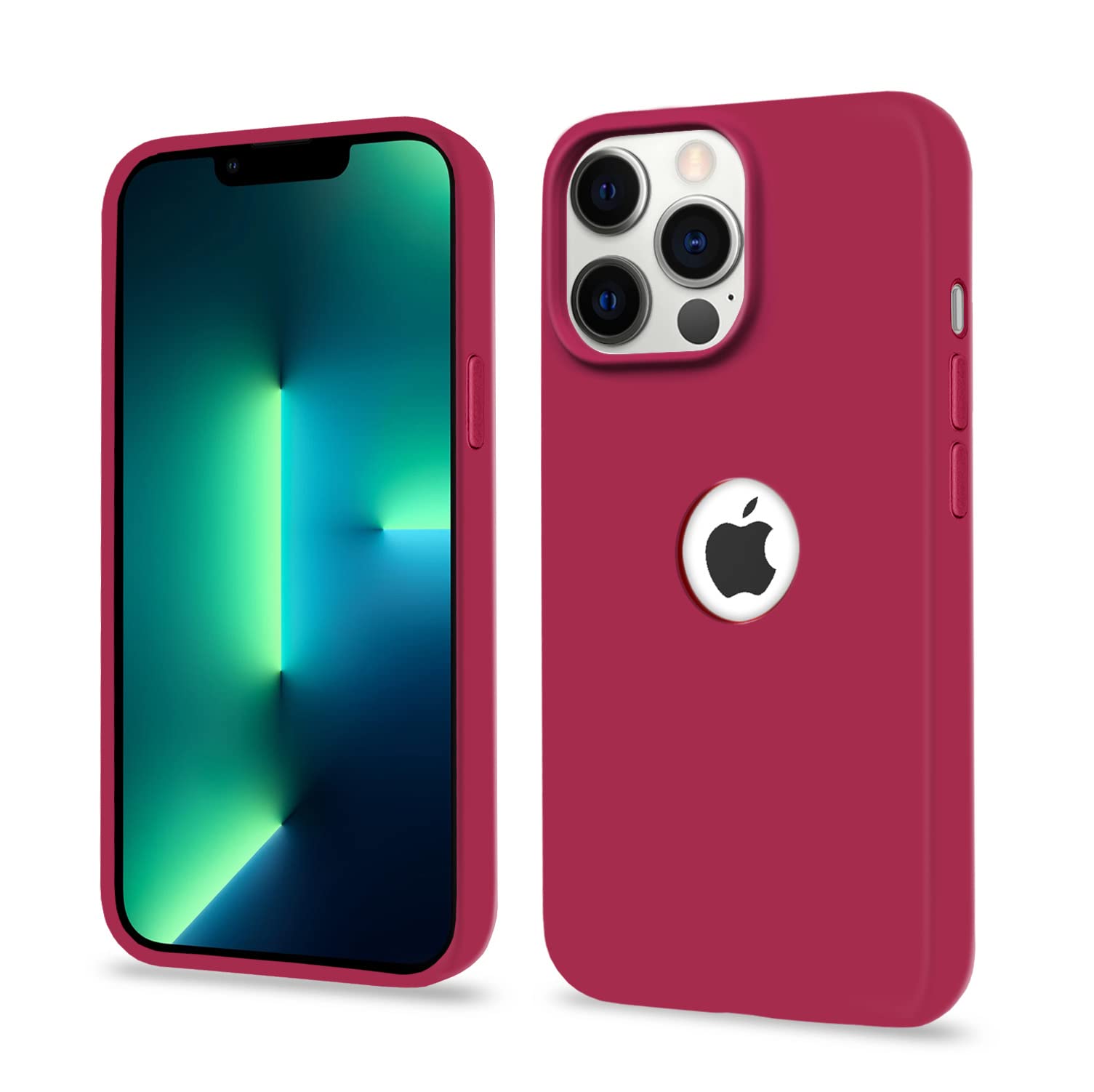 Pikkme rose red back cover for iPhone 13 Pro